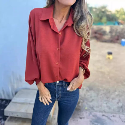 Chemise Chic à Boutons – Style Minimaliste & Moderne