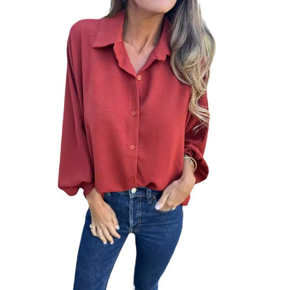 Chemise Chic à Boutons – Style Minimaliste & Moderne