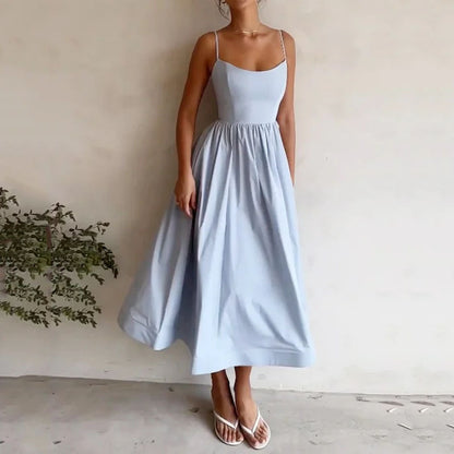 Robe d’Été Fluide à Bretelles – Légère & Féminine
