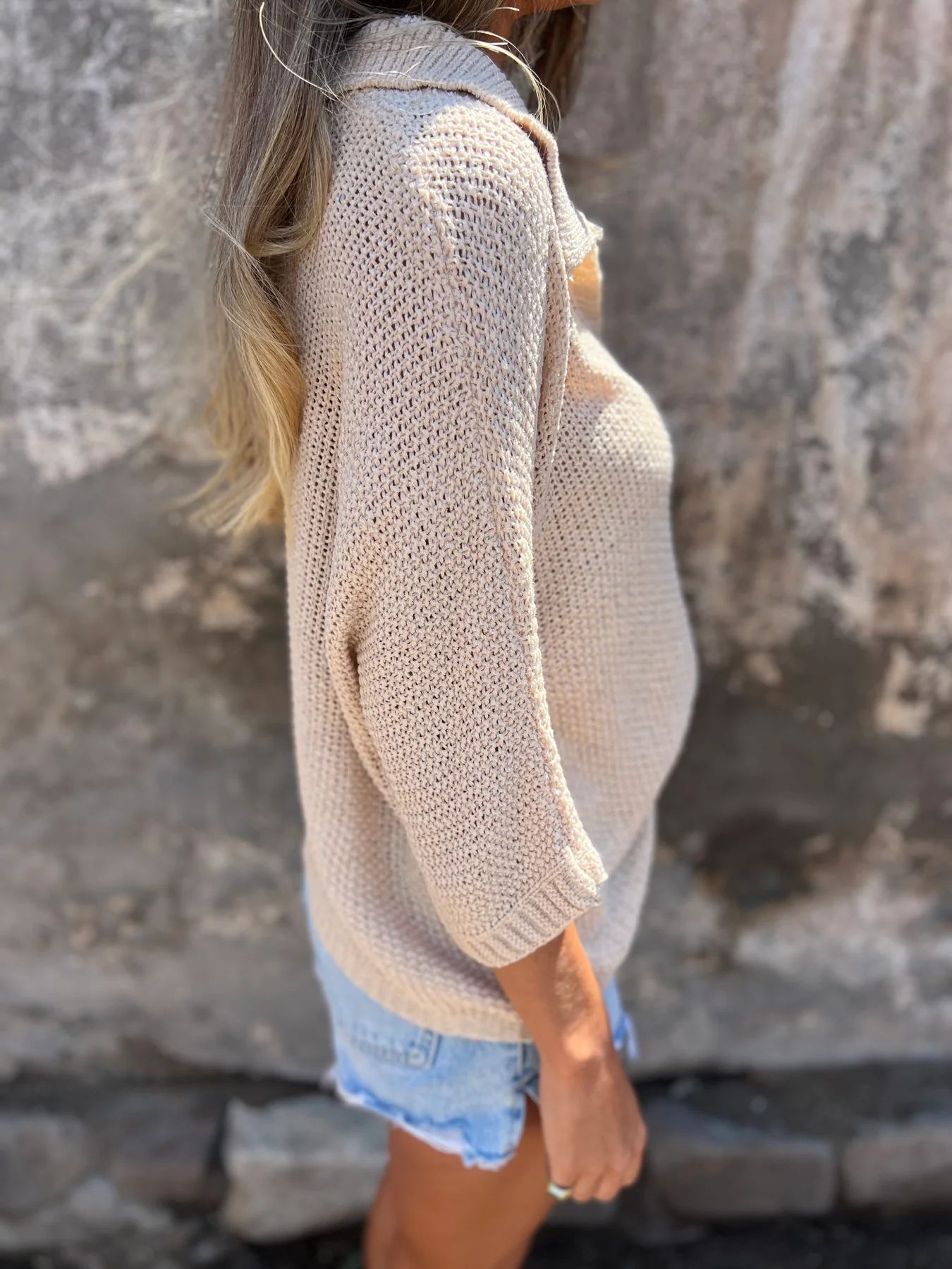Haut Femme Maille Ouverte – Allure Naturelle
