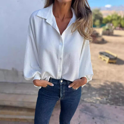 Chemise Chic à Boutons – Style Minimaliste & Moderne