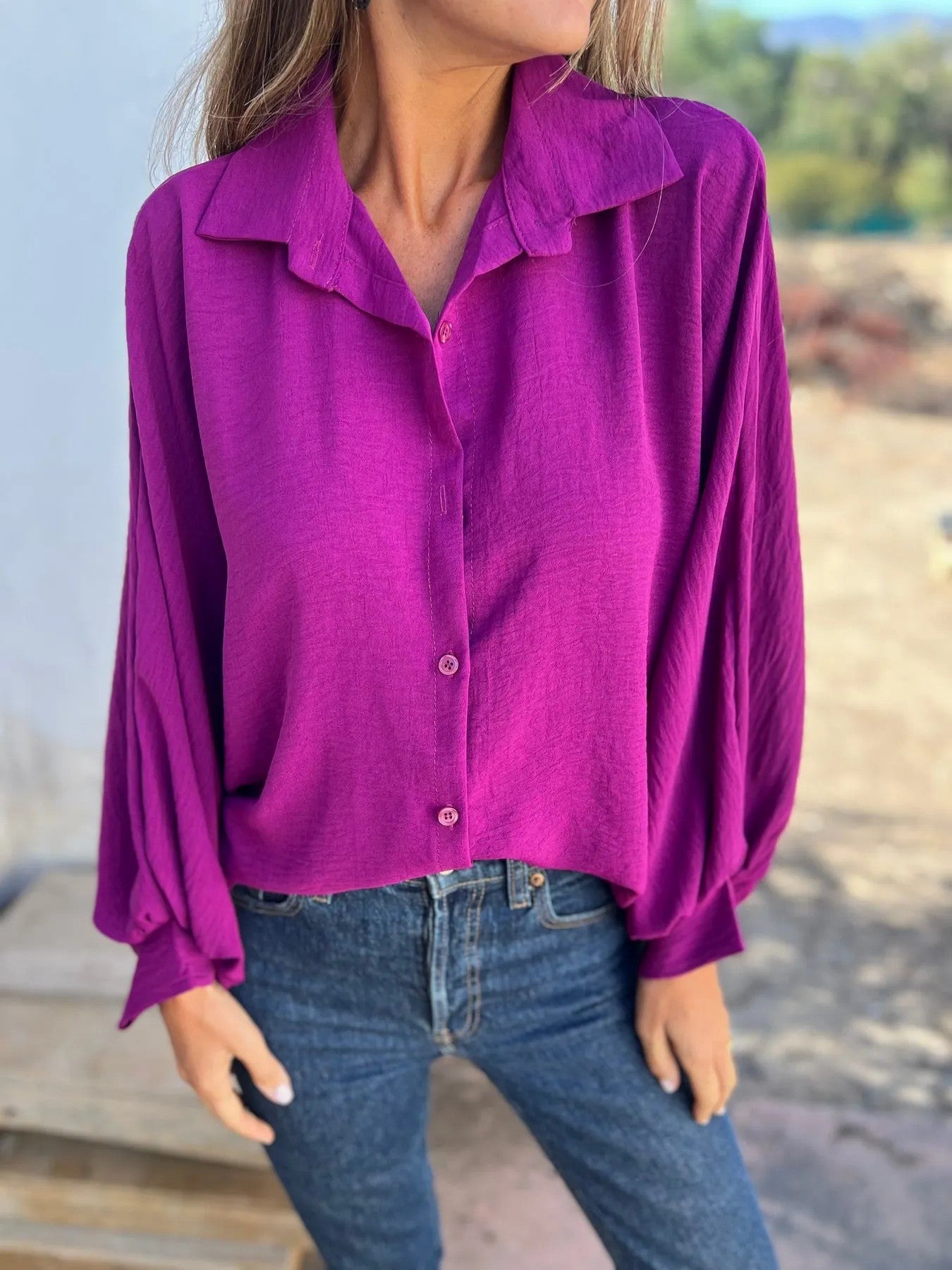 Chemise Chic à Boutons – Style Minimaliste & Moderne
