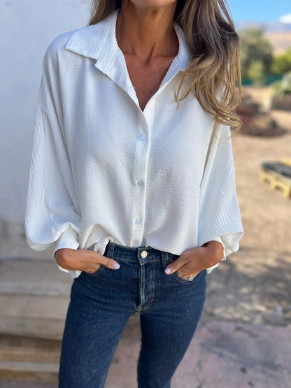 Chemise Chic à Boutons – Style Minimaliste & Moderne