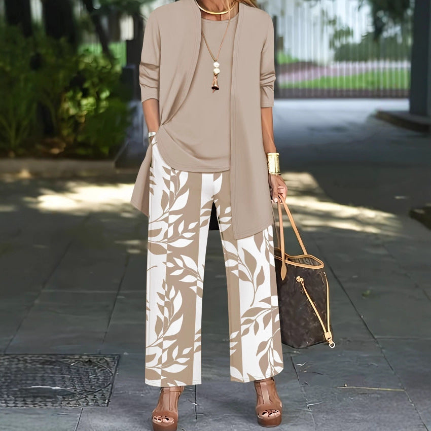 Ensemble Tailleur 3 Pièces Femme – Veste, Gilet & Pantalon Élégant