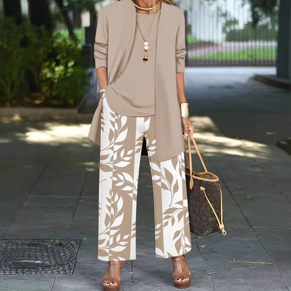 Ensemble Tailleur 3 Pièces Femme – Veste, Gilet & Pantalon Élégant