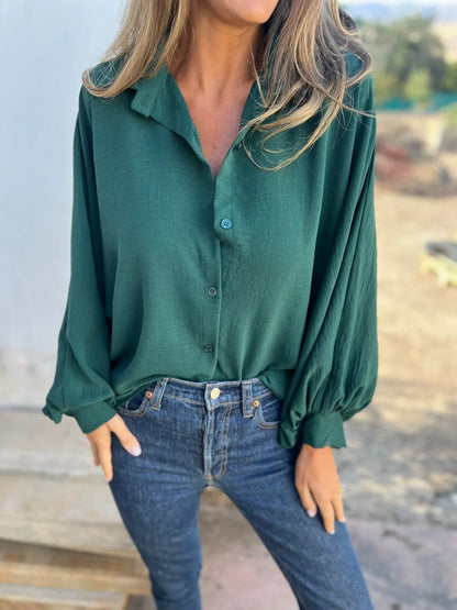 Chemise Chic à Boutons – Style Minimaliste & Moderne