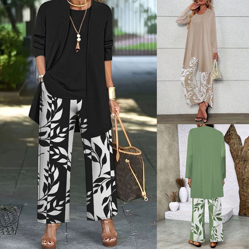 Ensemble Tailleur 3 Pièces Femme – Veste, Gilet & Pantalon Élégant